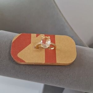 Oval shape diamond ring